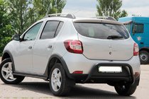 Dacia Sandero 2013–2020 Bakbåge AK007 Black (rostfritt stål) foto 3