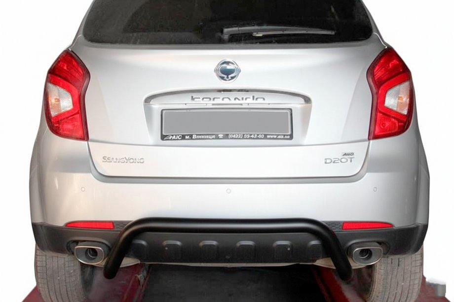 SsangYong Korando 2010–2019 Bakbåge AK007 Black (rostfritt stål) Image