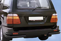 Toyota Land Cruiser 100 1998–2007 Bakre hörnskydd AK003-Double Black (2 st, rostfritt stål) foto 3