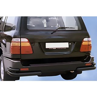 Bakre hörnskydd AK003-Double Black (2 st, rostfritt stål) Toyota Land Cruiser 100 1998–2007 foto 3