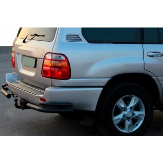 Bakre hörnskydd AK003-Double Black (2 st, rostfritt stål) Toyota Land Cruiser 100 1998–2007 foto 1