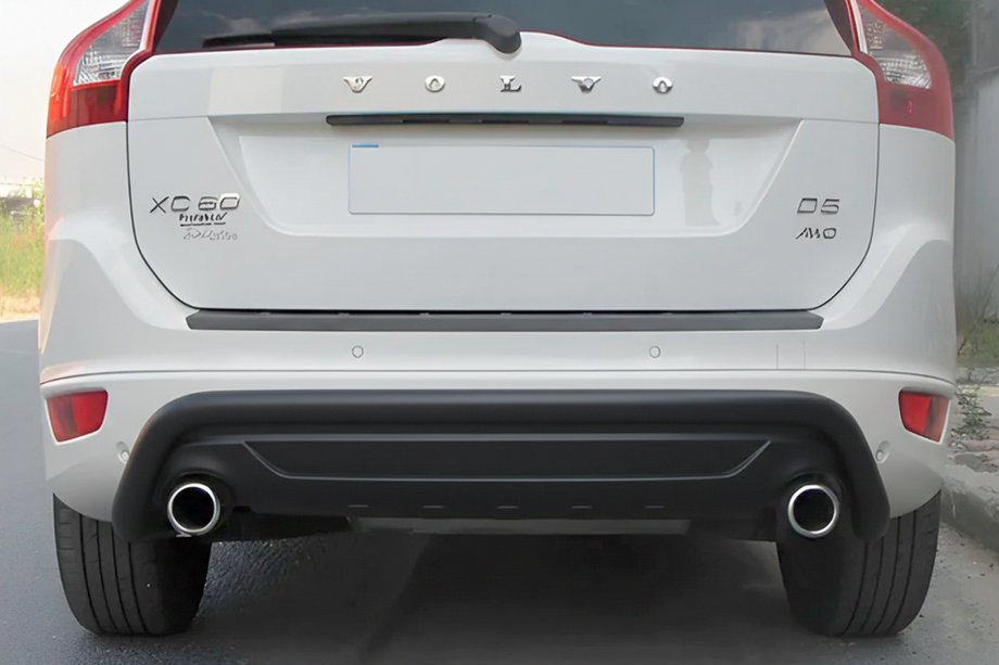 Volvo XC60 2009–2017 Bakre stötfångarbåge AK007 Black (rostfritt) Image