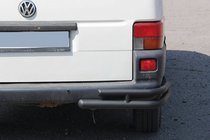 Volkswagen T4 Transporter 1990–2003 Dubbla bakre hörndelar AK003-Double Black (2 st, rostfritt stål) foto 2