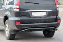 Toyota Land Cruiser Prado 120 2002–2009 Bakre skyddsbåge AK008 Black foto 4