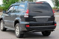 Toyota Land Cruiser Prado 120 2002–2009 Bakre skyddsbåge AK008 Black foto 5