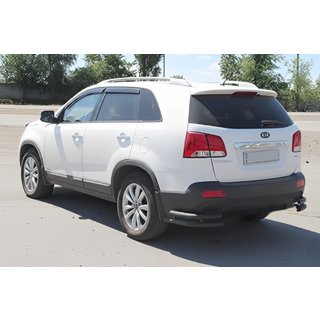 Bakre dubbla hörnbågar AK003-подвійний Black (rostfritt stål) Kia Sorento II XM 2009–2014 foto 4