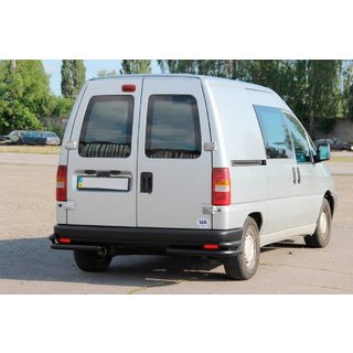 Bakre dubbla hörnbågar AK003-подвійний Black (rostfritt) Citroen Jumpy 1996–2007 foto 2