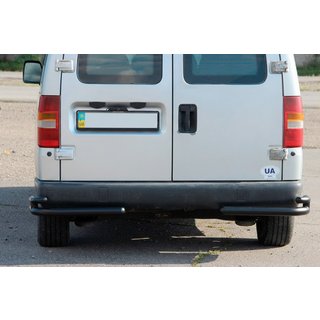 Bakre dubbla hörnbågar AK003-подвійний Black (rostfritt) Citroen Jumpy 1996–2007 foto 1
