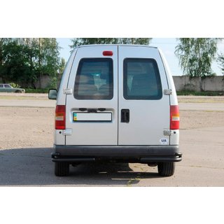 Bakre dubbla hörnbågar AK003-подвійний Black (rostfritt) Citroen Jumpy 1996–2007 foto 3