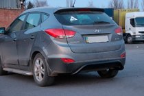 Hyundai IX-35 2010–2015 Bakre skyddsbåge AK007 Black (rostfritt stål) foto 3
