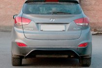 Hyundai IX-35 2010–2015 Bakre skyddsbåge AK007 Black (rostfritt stål) foto 1