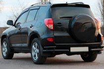 Toyota Rav 4 2006–2013 Bakre hörndelar AK003-double Black (2 st., rostfritt stål) foto 2