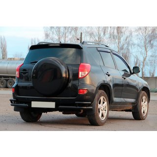 Bakre hörndelar AK003-double Black (2 st., rostfritt stål) Toyota Rav 4 2006–2013 foto 3