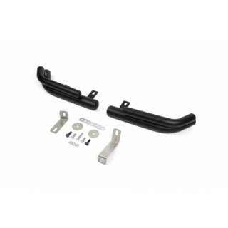 Bakre dubbla hörnbågar AK003-Подвійний Black (rostfritt stål) Hyundai Santa Fe 2 2006–2012 foto 1