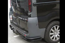 Renault Trafic 2001–2015 Bakre hörnbågar AK003-Подвійний Svart (rostfritt stål) foto 3