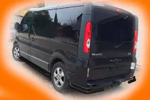 Renault Trafic 2001–2015 Bakre hörnbågar AK003-Подвійний Svart (rostfritt stål) foto 2