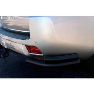 Bakre hörnbågar AK003-Подвійний Svart (rostfritt stål) Toyota Land Cruiser Prado 150 2009–2023 foto 1
