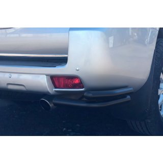 Bakre hörnbågar AK003-Подвійний Svart (rostfritt stål) Toyota Land Cruiser Prado 150 2009–2023 foto 2