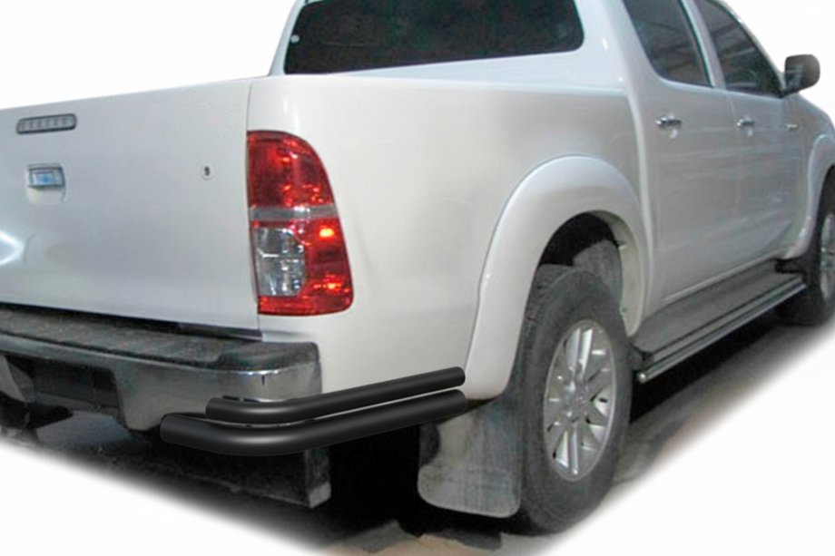 Toyota Hilux 2006–2015 Bakhörn AK003-Подвійний Black (rostfritt stål) Foto 1