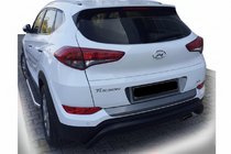 Hyundai Tucson TL 2016–2021 Bakbåge AK007 Black (rostfritt stål) foto 1