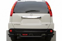 Nissan X-trail T31 2007–2014 Bakre hörn till centrumbåge AK0073 Black (2 st, rostfritt stål) foto 1