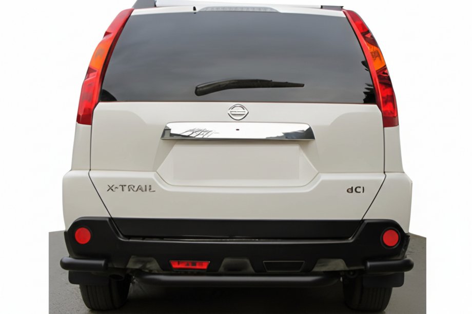 Nissan X-trail T31 2007–2014 Bakre hörn till centrumbåge AK0073 Black (2 st, rostfritt stål) Image