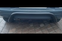 Renault Kadjar 2015–2022 Bakre stötfångarbåge AK007 Black (rostfritt) foto 2