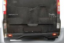 Nissan Primastar 2002–2014 Bakre skyddsbåge AK006 Black (rostfritt stål) foto 1