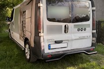 Nissan Primastar 2002–2014 Bakre skyddsbåge AK006 Black (rostfritt stål) foto 2