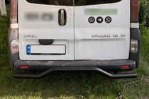 Nissan Primastar 2002–2014 Bakre skyddsbåge AK006 Black (rostfritt stål) foto 5