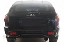 Hyundai Santa Fe 1 2000–2006 Bakre skyddsbåge AK004 Black (rostfritt stål) foto 1