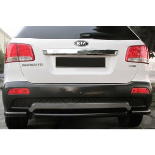 Bakre hörndelar till mittbåge AK007-3 Black (2 st, rostfritt stål) Kia Sorento II XM 2009–2014 foto 1