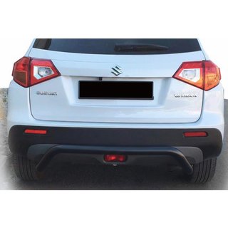 Bakre stötfångarbåge AK007 Black (rostfritt) Suzuki Vitara 2015–