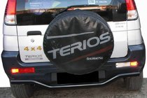 Daihatsu Terios 2003–2005 Bakbåge AK007 Black (rostfritt stål) foto 1