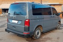 Volkswagen T6 2015–2024 Bakre hörnskydd AK003-Double Black (2 st, rostfritt stål) foto 4