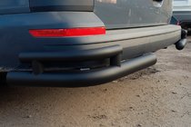Volkswagen T6 2015–2024 Bakre hörnskydd AK003-Double Black (2 st, rostfritt stål) foto 2