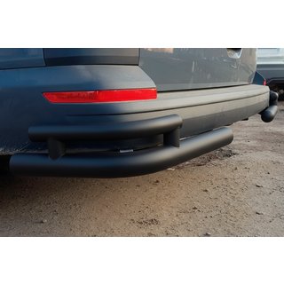 Bakre hörnskydd AK003-Double Black (2 st, rostfritt stål) Volkswagen T6 2015–2024 foto 2