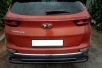 Kia Sportage 2015–2021 Bakre skyddsbåge AK002-2 Black (rostfritt stål) foto 1
