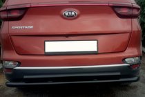 Kia Sportage 2015–2021 Bakre skyddsbåge AK002-2 Black (rostfritt stål) foto 3