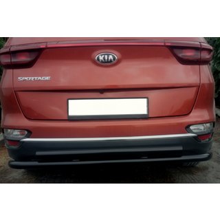 Bakre skyddsbåge AK002-2 Black (rostfritt stål) Kia Sportage 2015–2021 foto 3