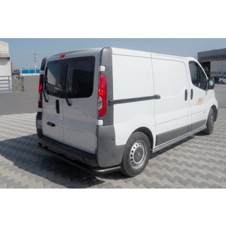 Bakre skyddsbåge AK005 Black (rostfritt stål) Opel Vivaro 2001–2015 foto 1