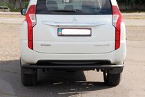 Mitsubishi Pajero Sport 2015– Bakre skyddsbåge AK005 Black (rostfritt stål) foto 4
