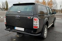 Ford Ranger 2007–2011 Bakre skyddsbåge AK005 Black (rostfritt stål) foto 3