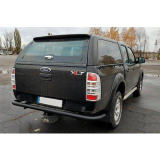 Bakre skyddsbåge AK005 Black (rostfritt stål) foto 3