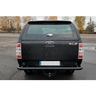 Bakre skyddsbåge AK005 Black (rostfritt stål) foto 4