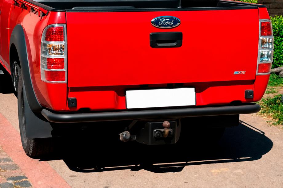 Ford Ranger 2007–2011 Bakre skyddsbåge AK005 Black (rostfritt stål) Image