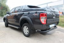 Ford Ranger 2011–2022 Bakre skyddsbåge AK005 Black (2011-2018, rostfritt) foto 3