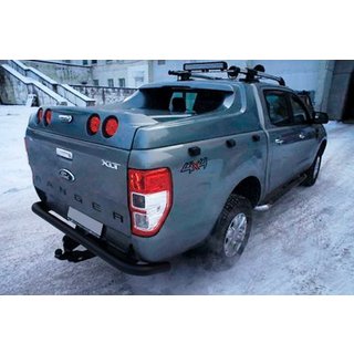 Bakre skyddsbåge AK005 Black (2011-2018, rostfritt) Ford Ranger 2011–2022 foto 2