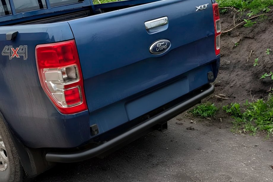 Ford Ranger 2011–2022 Bakre skyddsbåge AK005 Black (2011-2018, rostfritt) Image