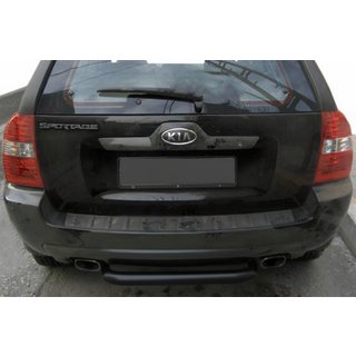 Bakre skyddsbåge AK005 Black (rostfritt stål) Kia Sportage 2004–2010